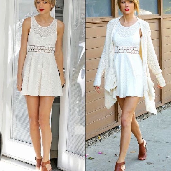 CRAZY SALE Worn Twice Free People Daisy Crochet Skater Dress - Picture 13 of 13